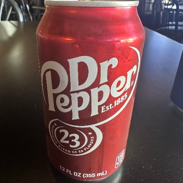 Dr. Pepper can.