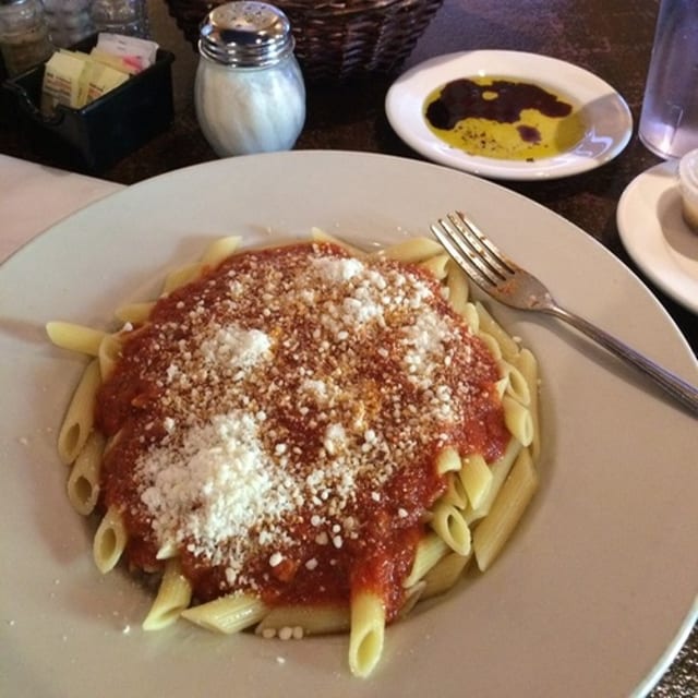 Pasta with Marinara Sauce.