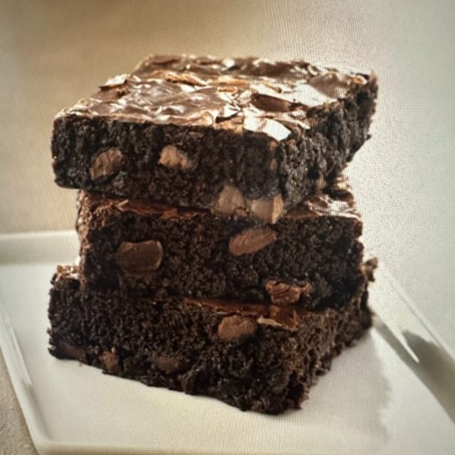 Triple Chocolate Brownie.
