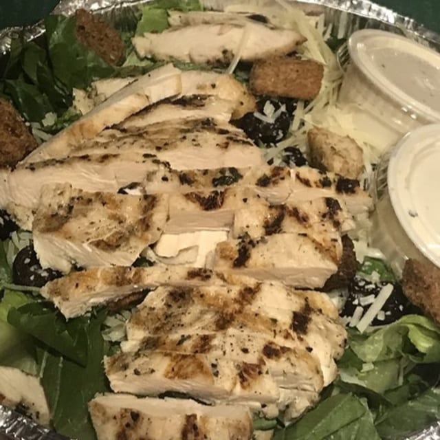 Chicken Caesar Salad.