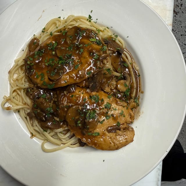 Chicken Marsala.