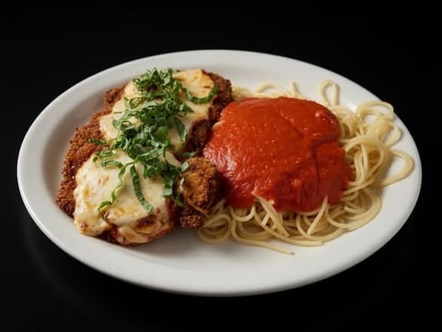 Traditional Eggplant Parmesan Hero.